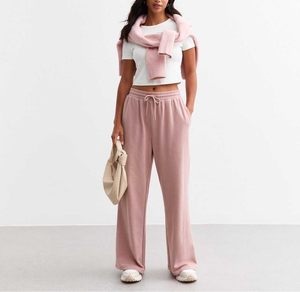 Pantalons larges confortables pour femmes, pantalons de yoga, pantalons de sport, pantalons amples, pantalons à taille haute, pantalons évasés - Product Image 1