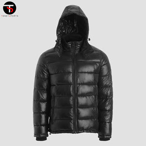 Veste d'hiver pour hommes avec logo personnalisé dernière conception longue tenue de style universitaire mince pour les activités de plein air pour les Noirs - Product Image 6