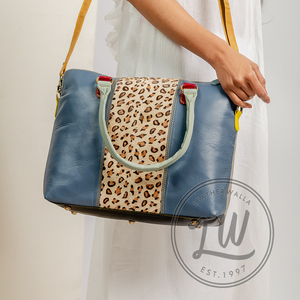 LW Handcrafted Genuine Leather Vintage Multi-Color Tote <b>Bag</b> for Women Portable <b>Summer</b> and Winter Fashion Trending for 2024 - Product Image 2