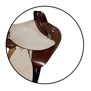 Handmade phía Tây yên thiết lập cho cưỡi ngựa chính hãng Da Bridle & vú cổ áo dụng cụ thiết kế cho thùng đua - Product Image 5