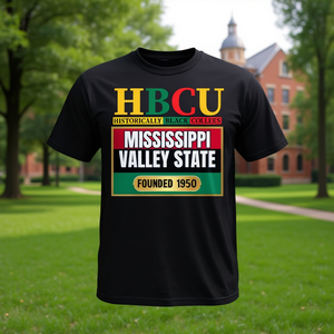 T-shirt grafica Mississippi Valley State MVSU HBC, abbigliamento promozionale di alta qualità - Product Image 3