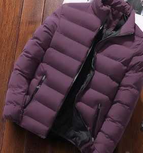 New Custom Style <b>Men's</b> Cotton Puffer <b>Jackets</b> with Long Sleeves Breathable Winter Front Logo Wholesale Price Available - Product Image 2