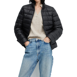 Chaqueta de Invierno para Mujer al por Mayor, Abrigo Acolchado Grueso y Cálido, Chaqueta Informal con Logotipo Personalizado, Chaqueta Acolchada con Cuello Alto para Mujer - Product Image 3