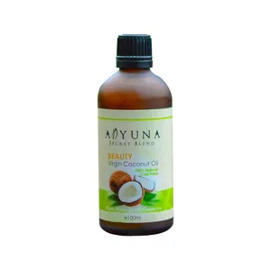 Aiyuna Beauty Virgin Coconut Oil Hair and Scalp Strengthens the root Hair promoting healthy hair growth and nourished scalp