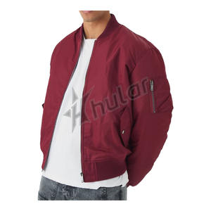 Vente en gros Blouson aviateur d'hiver matelassé de luxe pour hommes style de rue personnalisé avec col montant - Product Image 5