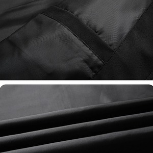 2025 primavera otoño hombres piloto bombardero pareja chaqueta de béisbol Universidad Varsity soporte lana Color sólido Casual coreano alto - Product Image 5