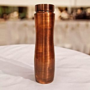 Bouteille d'eau isolée en acier inoxydable et cuivre pour le sport en plein air, gourde isotherme portable, vente de bouteilles en cuivre isolées - Product Image 6