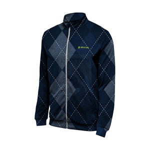 Sweat à capuche personnalisé avec fermeture éclair camouflage numérique pour hommes Col haut Streetwear Veste OEM brodée avec technique lavée Veste à capuche décontractée - Product Image 3