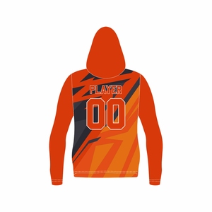 Camiseta de Baloncesto con Capucha de Manga Corta Personalizable, Transpirable, con Patrón Sólido, Conjuntos de Sudaderas con Capucha y Pantalones Deportivos, 100% Poliéster - Product Image 6