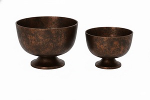 Tazón para Servir Chocolate de Metal Ecológico, Utensilios de Cocina, Decoración del Hogar, Diseño Contemporáneo de Aluminio de Tendencia - Product Image 4