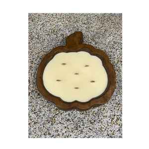 Bougeoir à pâte de bois forme ronde vaisselle maison Restaurant et décoration de mariage bougeoir et support - Product Image 1