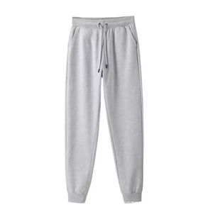 Men Grey Jogger Sweatpants Slim Fit Drawstring Pants with Elastic Waist and Pockets for Gym, <b>Training</b>, Casual & Lounge Wear - Product Image 2