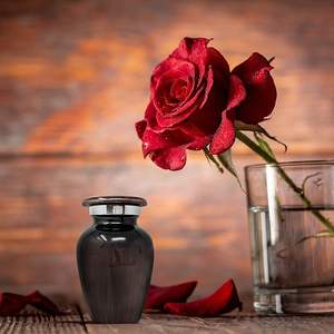 Urne de crémation pour cendres humaines Souvenir Urnes commémoratives miniatures pour cendres, Souvenir de crémation personnel pour cendres - Product Image 1