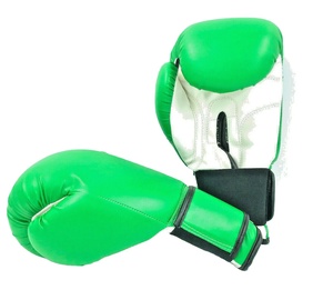 Leather Boxing Gloves Smooth Interior Skin Friendly Hook and Loop Closure Adjustable <b>Wrist</b> <b>Strap</b> Durable Daily Use for Training - Product Image 6
