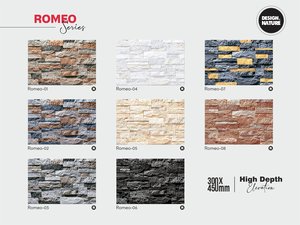 กระเบื้องผนังตกแต่งความสูง | กระเบื้องเซรามิกดิจิตอล300X450มม. สำหรับผนังกลางแจ้งและในร่ม - Product Image 2