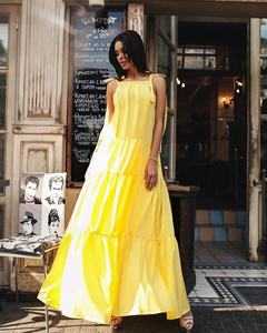 2024 gran oferta verano nuevo estilo de calidad Premium Casual impreso cuello en V vestido para mujer personalizado al por mayor lavable y de moda - Product Image 1