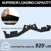 Accessoires de tirage vertical réglables en caoutchouc et acier, barre de traction ergonomique à prise neutre, poignée pour câble de gym, barre dorsale et triceps pour la musculation