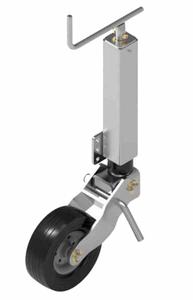 <span class=keywords><strong>Roue</strong></span> pivotante en caoutchouc pour <span class=keywords><strong>remorque</strong></span> de bateau, vérin de levage T Jacks Bolton avec déplacement de 10 pouces, vente chaude - Product Image 2