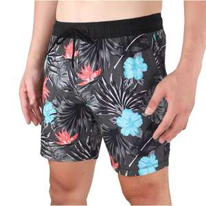 Custom Designed Men's Fitness Mesh Shorts Cropped Fit Casual Style with Two Deep Side Hem Pockets Sublimation Embroidered - Product Image 1