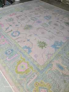 พรมขนสัตว์สไตล์ตุรกีสำหรับตกแต่งห้องในร่มและห้องนั่งเล่น - Product Image 2