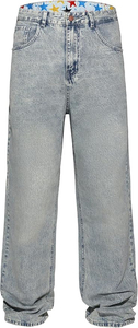 Jeans grande taille au design authentique pour homme pantalon ample en denim coupe droite pantalon décontracté grande taille vente en gros de jeans en denim en vrac - Product Image 5