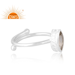 Meilleure vente 925 argent Sterling naturel vert améthyste pierre précieuse bague bijoux personnalisés pour les femmes cadeau pour elle - Product Image 4