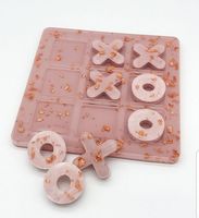 Résine époxy O & X Tic Tac Toe avec planche Personnaliser Design Meilleure vente Jeu d'intérieur pour enfants Produits