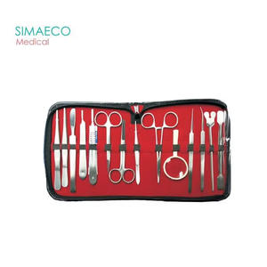 Kit de dissection en acier inoxydable de 14 pièces Instruments chirurgicaux à moteur mécanique Ensemble d'instruments de dissection de base - Product Image 1