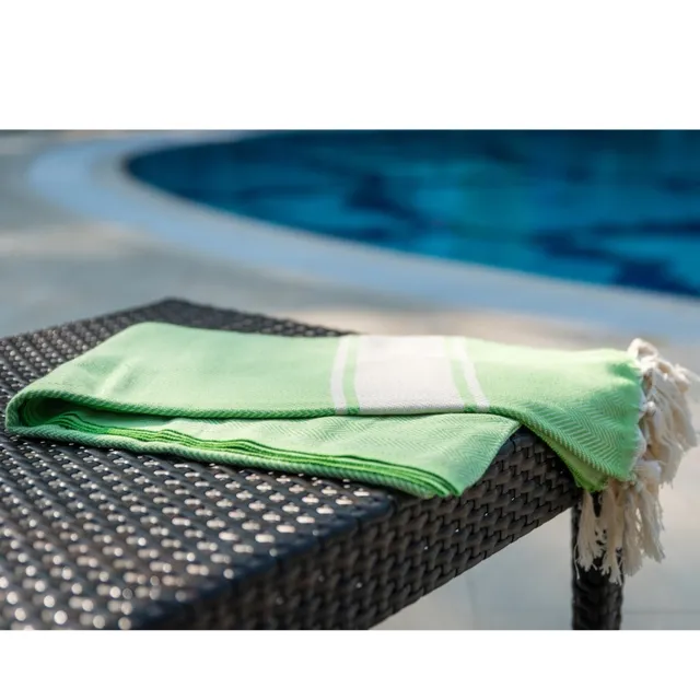 Asciugamani di nuovo Design turco di cotone da spiaggia Fouta di cotone all'ingrosso in India morbido rapido asciutto per uso da spiaggia.