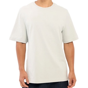 เสื้อยืดโอเวอร์ไซส์ ODM ผ้าฝ้ายทรงหลวมใส่ได้ทั้งชายหญิง สไตล์ลำลอง รับสกรีนโลโก้ เสื้อยืดเจอร์ซีย์แฟชั่น ไซส์พลัส - Product Image 4