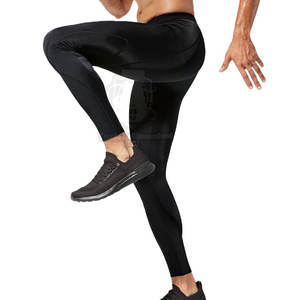 Pantalon de Compression Homme Tendance Personnalisé en Tissu Polyester Respirant, Léger et Durable avec Taille Élastique pour la Salle de Sport - Product Image 2