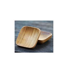 ชามไม้สำหรับตกแต่งบ้านโต๊ะชามอาหารทรงสี่เหลี่ยมชุด2แบบดีไซน์ทันสมัยสำหรับเสิร์ฟอาหารชามไม้ - Product Image 1