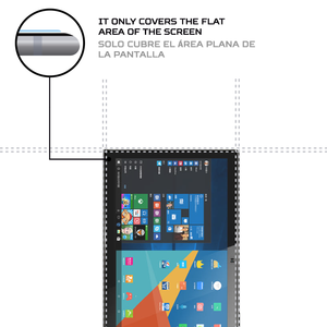 ตัวป้องกันหน้าจอ ANTISHOCK สำหรับแท็บเล็ตออนดา โอบุ๊ค 20 เอสอีฝาครอบที่ทนทานและป้องกันได้ - Product Image 4