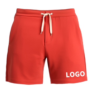 2025 deportivo 100% algodón Terry Shorts para hombres 2 en 1 Jogging secado rápido polar ropa de calle gimnasio Fitness Casual traje corto para hombre - Product Image 3