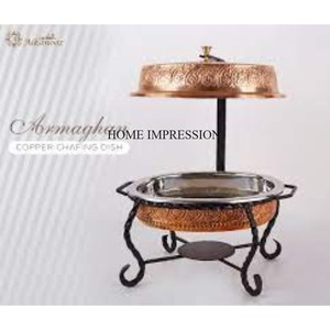 ที่อุ่นอาหารจานแฟนซีทำจากโลหะหรูหราสำหรับโรงแรมร้านอาหาร - Product Image 2