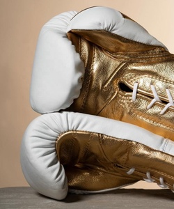 ถุงมือชกมวย MMA ยี่ห้อ Golden Fly หนังแท้ สำหรับฝึกซ้อมและแข่งขัน ผลิตตามสั่ง ปรับขนาดได้ด้วยเชือกผูก - Product Image 5