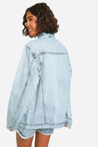 Veste en jean OEM pour femme, bleu foncé, prix d'usine, avec poches et fermeture à boutons, conçue pour toutes les saisons, confortable. - Product Image 2