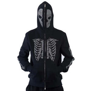 Sudadera con cremallera completa Logotipo personalizado French Terry Winter Anti shrink Hoodies Alta calidad 100% algodón Unisex Hoodie Heavy Hoodies - Product Image 5