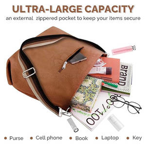 Sacs à fermeture éclair en toile du meilleur matériau Sacs respirants à usage extérieur à motif rayé fabriqués en - Product Image 3