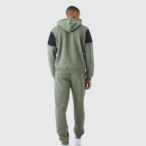 Bajo MOQ, venta al por mayor, chándales sólidos informales con capucha a granel, conjunto de chándal Unisex de 2 piezas de alta calidad, diseño de logotipo personalizado, recién llegado - Product Image 4