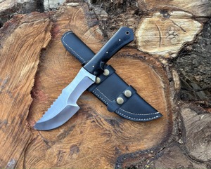 Venta caliente Cuchillos rectos Hoja de acero inoxidable G10 Mango Rastreador DE SEGURIDAD Cuchillo de caza para acampar al aire libre - Product Image 2