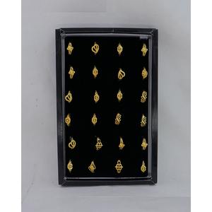 Anillo de Dedo Microplateado de Diseño Mixto, Última Moda, Uso Diario, con Caja de Anillos de Larga Duración para Mujeres y Niñas - Product Image 2