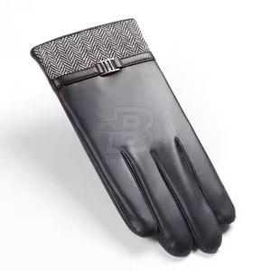 Mejor Material Guantes de cuero Pantalla táctil Nuevo diseño Transpirable Casual Aplicable para la temporada de invierno Precio al por mayor Hecho - Product Image 5