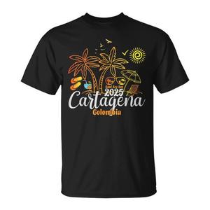 Camiseta de Recuerdo de Vacaciones en Cartagena, Colombia 2025 - Product Image 1