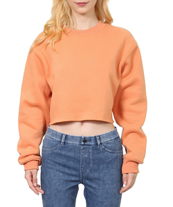 Sudaderas con capucha cortas de rizo francés de algodón 100% para mujer Venta al por mayor Moda OEM Diseño liso para la temporada de otoño/invierno Logotipo frontal - Product Image 4
