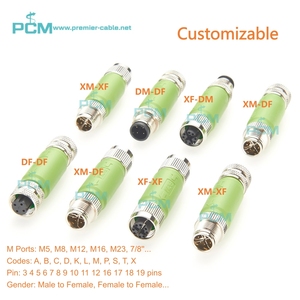 Adattatore Inline M12 D-Code 4 Pin Femmina-Femmina per Sistemi Industriali Profinet EtherCAT Fieldbus e AI Embedded - Product Image 6