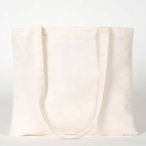 Cotton Shoulder Tote <b>Bag</b> 14 12 (35 30 Cm) Natural Blank Durable Recyclable for Food Advertising Heat Transfer <b>Medium</b> - Product Image 5