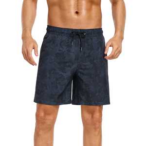 Shorts de sport décontractés pour hommes pour la course à pied Gym Training Planche à séchage rapide Vêtements de plage Impression par sublimation personnalisée Motif solide - Product Image 5