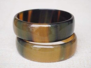 กำไลข้อมือเขาควายงานแกะสลักทำมือเป็นมิตรต่อสิ่งแวดล้อม - Product Image 2