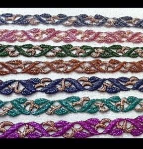 Dentelle brodée polyvalente de haute qualité pour l'habillement ou l'artisanat et la couture pour occasions spéciales disponibles à un prix abordable - Product Image 2